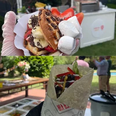 80 Fajitas + 80 mini waffles