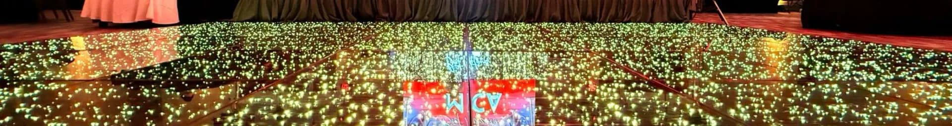 Arriendo de pistas led y decoraciones luminosas