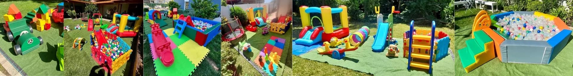 Plazas blandas, juegos y mobiliario infantil