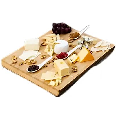 Tabla cuadrada queso